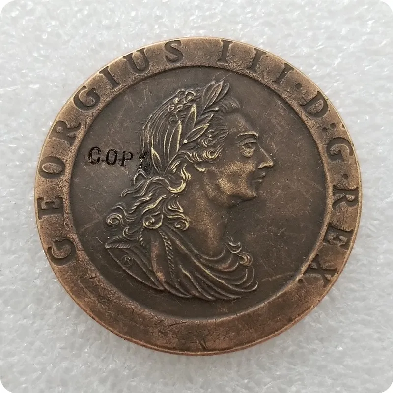 1797 UK PENNY копия юбилейных монет-копия монет коллекционные монеты | Дом и сад