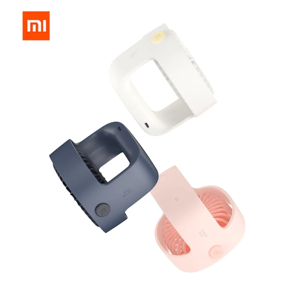 Xiaomi mijia Cafele переносной USB вентилятор мини настольный зажимный для бесшумный вентилятор 3 скорости вентилятора общежитии прикроватные настольные управления вентилятора