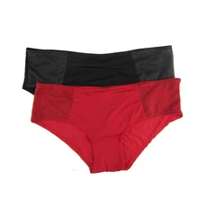 Женские трусики большого размера черные/красные Размеры S/M/L/XXL/XXXL
