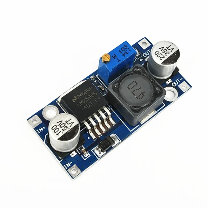 5pcs/lot LM2596 voltage regulator DC-DC step-down power module 3A adjustable step-down module LM2596S