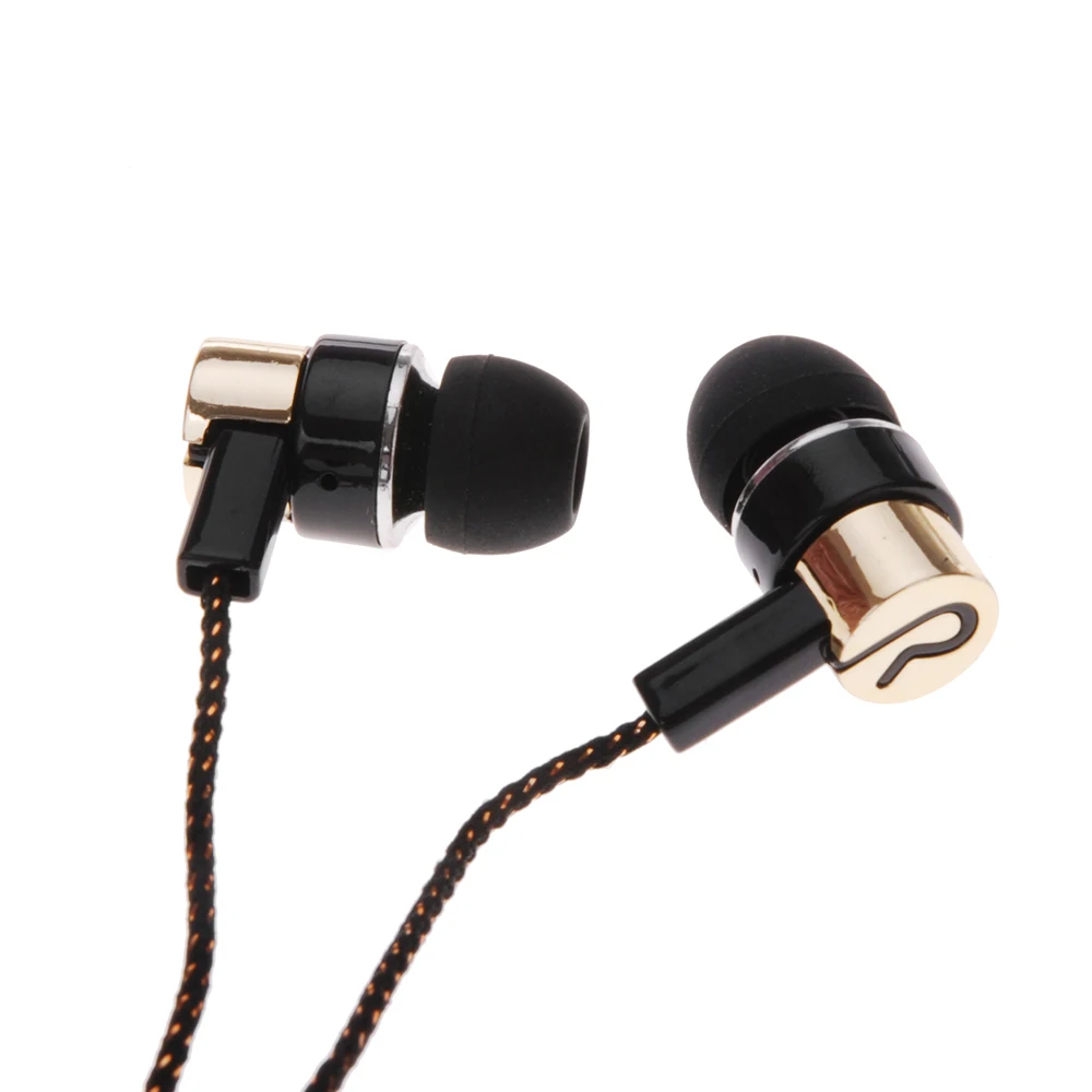 

Docooler 1.1M Reflective Fiber Cloth Line Earphones Noise Isolating Stereo In-ear Earphone Earbuds with 3.5 MM Jack Standard