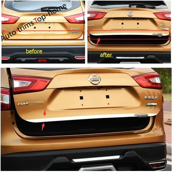 

Yimaautotrims Rear Trunk Trunk Accent Cover Tail gate Tailgate Trim Back Boot Door Strip Fit For Nissan Qashqai J11 2014 - 2017