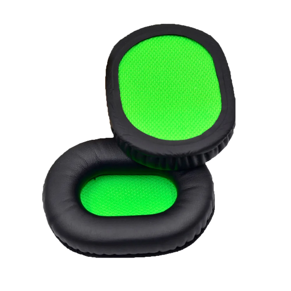 Whiyo 1 pair of Replacement Ear Pads Cushion Cover Earpads Pillow for Razer Battlefield 3 4 Headphones