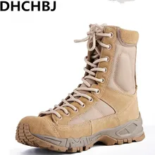 Новинка; спортивные армейские мужские боевые тактические сапоги; уличные походные кожаные ботильоны в стиле пустыни; Мужская Военная обувь; botas hombre