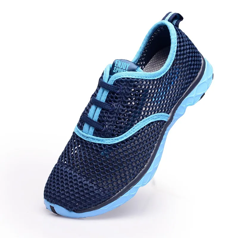 Бренд SOCONE Sapatos resperiavel Corrida Leve de Corrida dos homens Calcados Esportivos Calcados de Sola de EVA Macio - Цвет: Dark blue moonlight