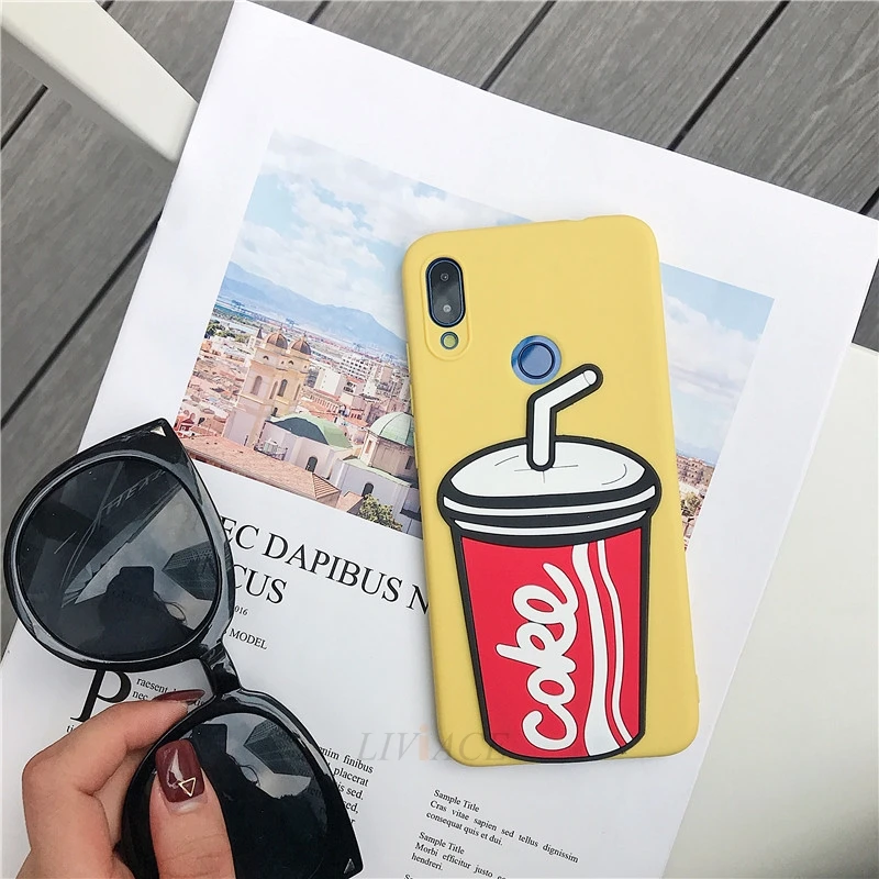 3D cola силиконовый чехол для huawei p20 p30 pro lite p smart plus 2019 2018 милый мягкий ТПУ телефона