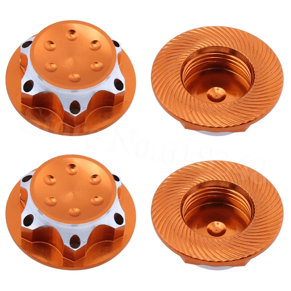 10 Sets 4pcs/Set Aluminium Wheel Hub Cover Antidust Cover 17mm HEX Nut