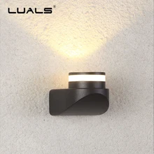 Уличный настенный светильник, садовый светодиодный настенный светильник, модные современные светильники, роскошное домашнее художественное освещение, водонепроницаемые алюминиевые настенные светильники