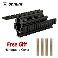 Ohhunt Универсальный Тактический Quad Пикатинни рейку AK румынский Handguard 2-Piece строительство