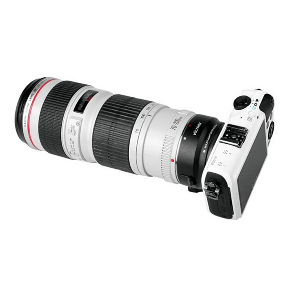 Электронный адаптер для объектива Viltrox EF-EOSM с автофокусом для Canon EOS EF EF-S объектив для камеры EOS M M1 M2 M3 M5 M6 M10 крепление для EF-M