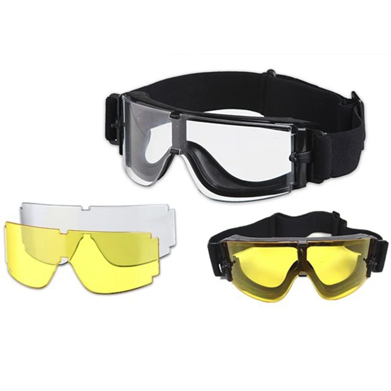 Military Goggles Tactical Glasses USMC Airsoft X800 Sunglasses Eye