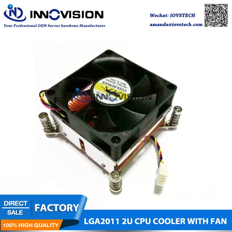 

LGA1366 1356 Copper CPU heatsink radiator upblowing for workstation 2U 3U 4U server PC computer cooler