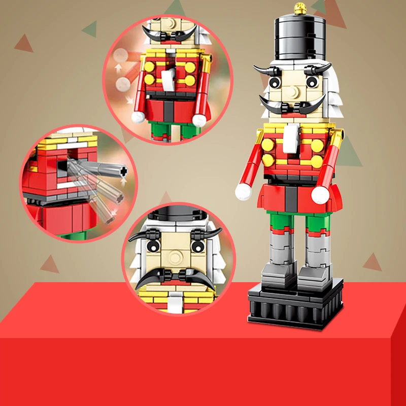 

Sembo Christmas Limited Edition Nutcracker Figure Compatible Creator 40254 Building Blocks Bricks Educational Toys Gifts