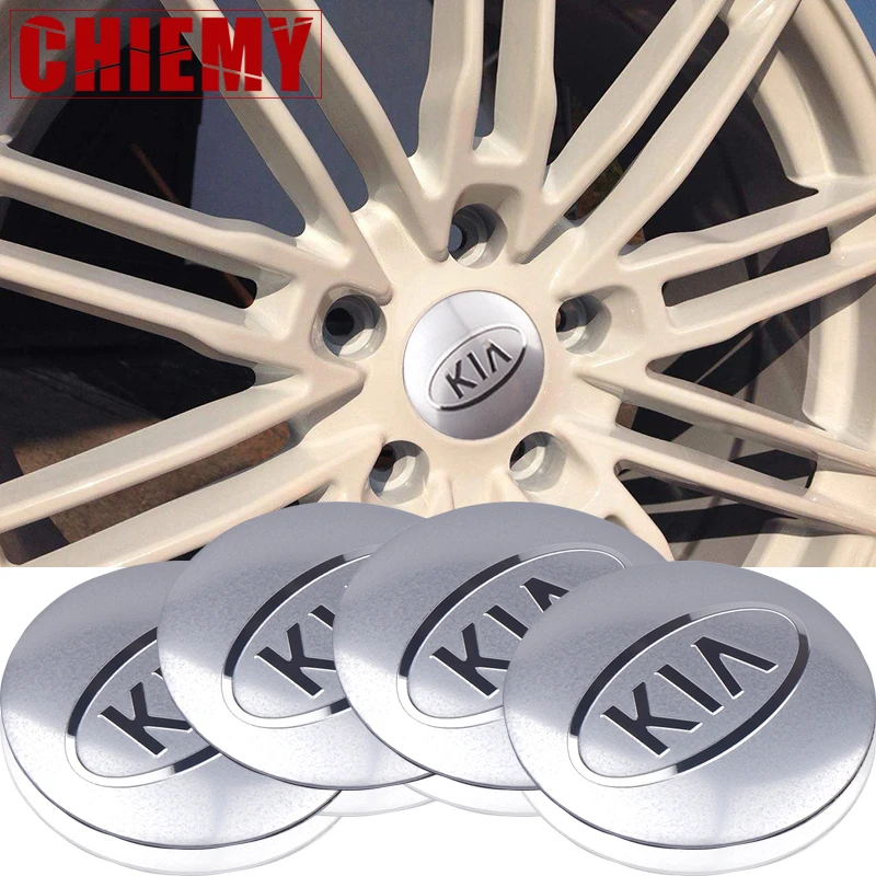 

4pcs 56mm Auto Wheel Center Hub Caps badge 3d Sticker for Cerato Sportage R K2 K3 K5 k9 Sorento R Rio Soul car Styling
