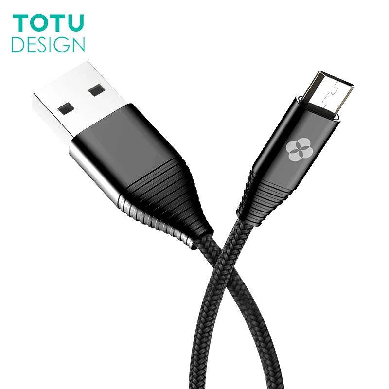 Цинковый сплав Micro USB кабель для samsung Xiaomi TOTU быстрое зарядное устройство кабель для передачи данных Microusb кабель для зарядки Android кабель для мобильного телефона