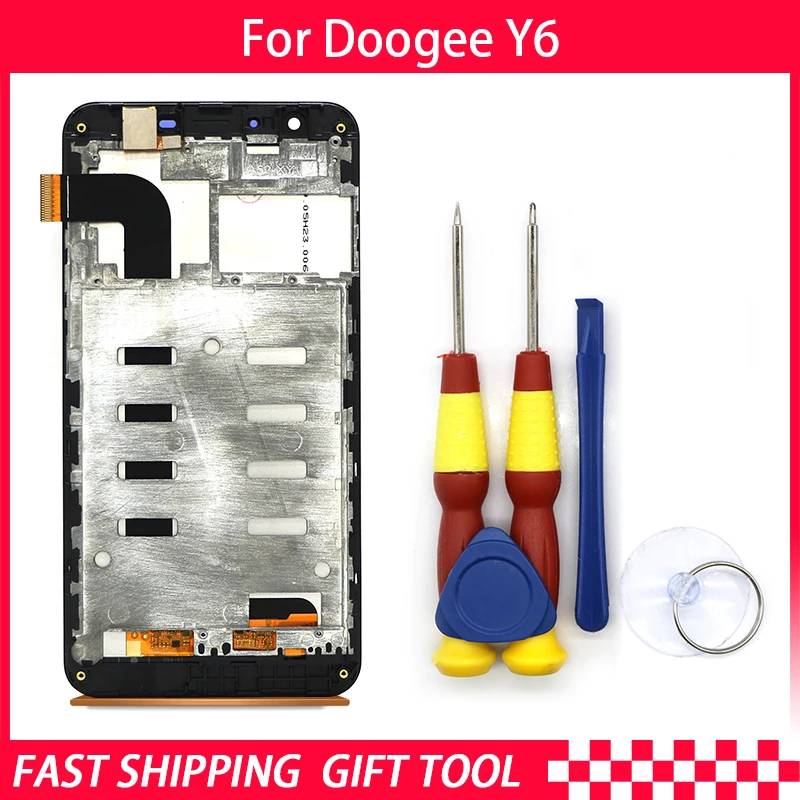 

Touch Screen LCD Screen LCD Display For Doogee Y6 Digitizer Assembly With Frame Replacement Parts