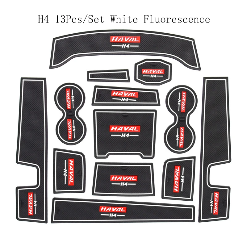 Car Interior Accessories For Great Wall Haval H2 2017-2018 2016 H2S H4 Anti-dirty Water Tank Pad Luminous PVC Door Slot Mats Car Interior Accessories For Great Wall Haval H2 2017-2018 2016 H2S H4 Anti-dirty Water Tank Pad Luminous PVC Door Slot Mats