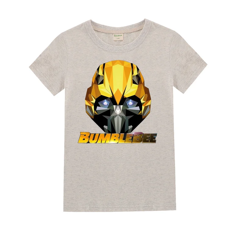

2019 Bumblebee T Shirt for Boys Marshmello Girls Tops Marshmello Short Sleeve Tshirt Toddler Kids T-shirt Baby Boy Clothes