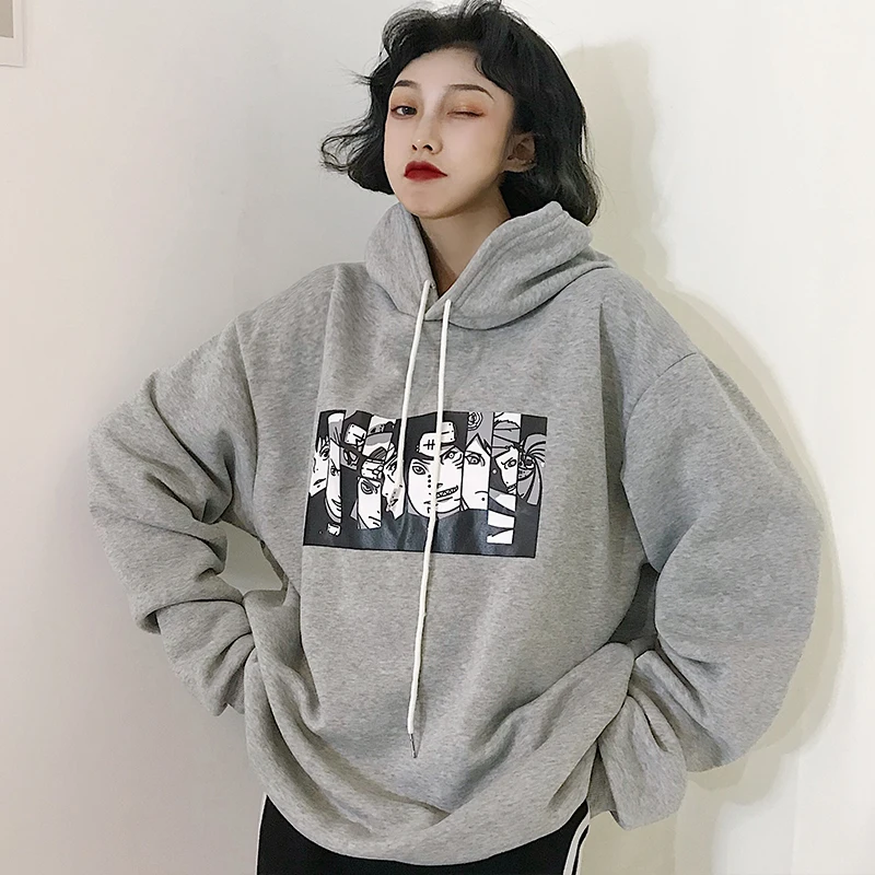  Sudadera Mujer 2019 Harajuku Fashion Women Sweatshirt Hoodies Korean Ulzzang Vintage Fleece Long Sl