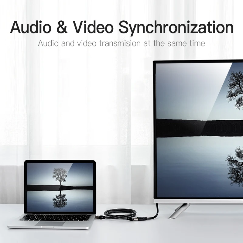 Vention HDMI Удлинительный кабель папа к женскому 4K 2 0 удлинитель для HDTV переключатель