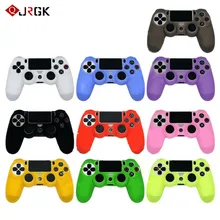 JRGK силиконовый чехол для PS4/тонкий контроллер Гибкий контроллер аксессуар гелевый резиновый кожаный чехол для Playstation PS4 игры
