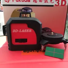 Fukuda lazer niveau 3d зеленый kreuzlinienlaser профессиональный лазерный уровень