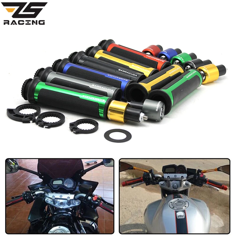Универсальный резиновый руль ZS Racing 7/8 дюйма 22 мм 6 цветов на выбор|Ручки для