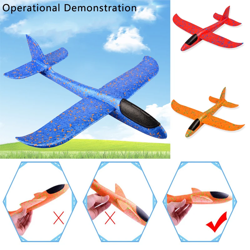 SAILEROAD пена аэроплан детские игрушки «сделай сам» ручной бросок летающий самолет модель вечерние наполнители летающий самолет для детской игры