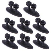 8Pcs High Quality Headphone Cable Clip Charger Cable Wire Cable Holder Multifunctional Tie Clip Fixer Organizer
