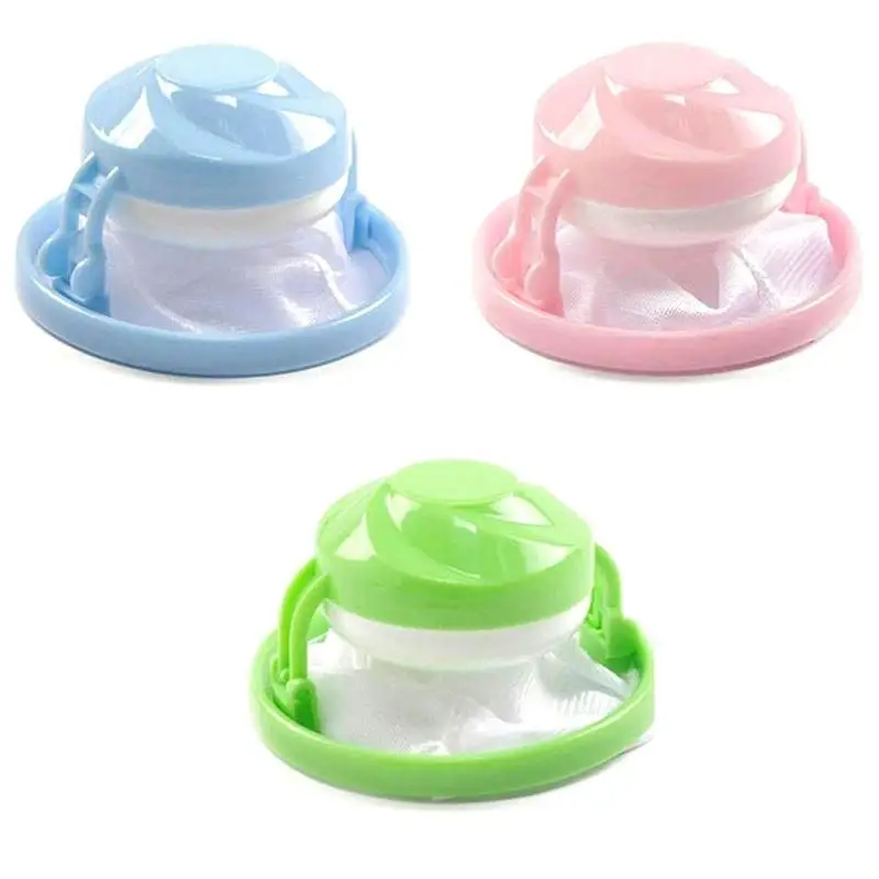 

Reusable Floating Pet Fur Catcher Laundry Mesh Hair Catcher Floating Ball Pouch Washing Machine Cleaning Tools