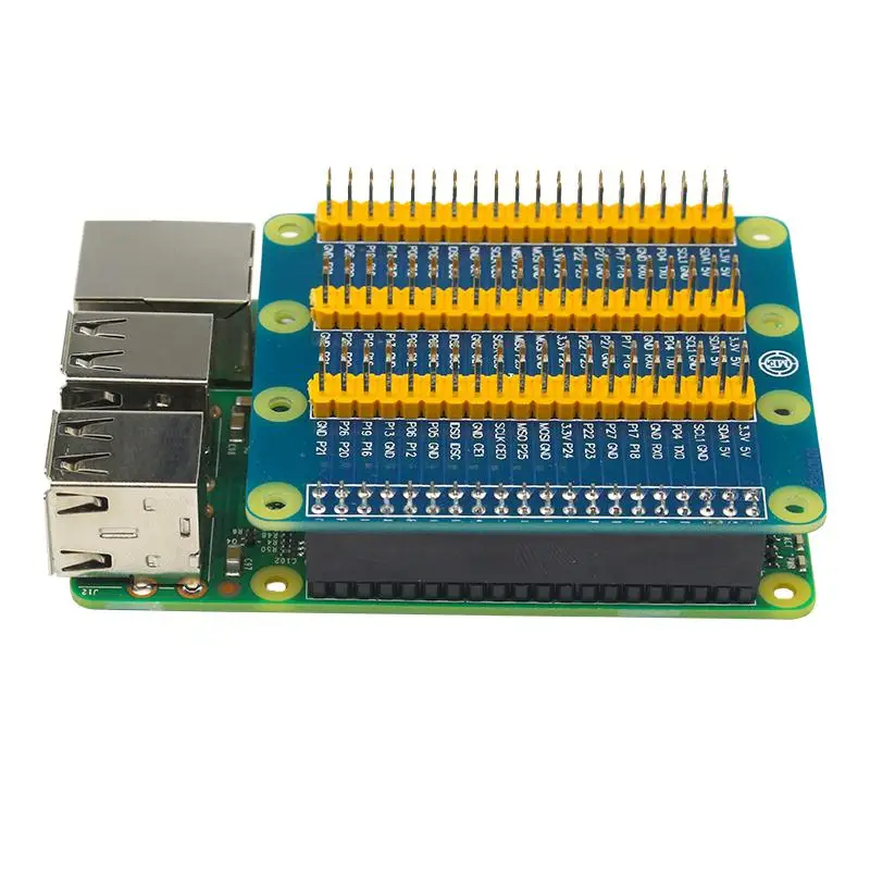 Amzdeal 1 в 3 GPIO Порты и разъёмы Плата расширения Многофункциональный модуль для Raspberry