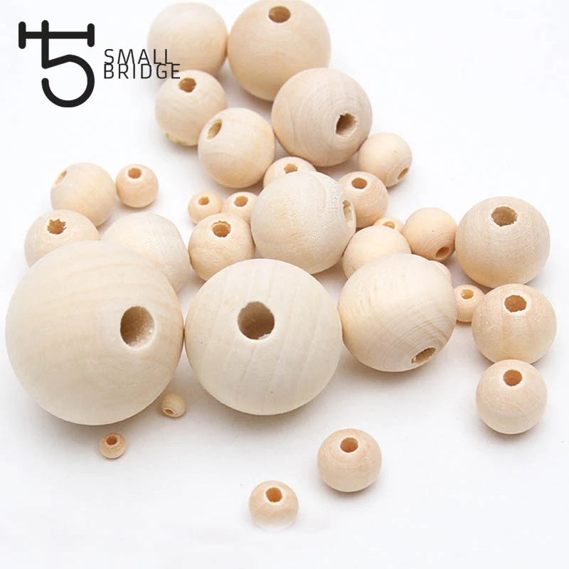 Unfinished Wooden Beads (9)