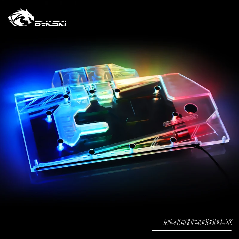 Bykski блок использования для Inno3D RTX 2070/2080 icхолм X3 JEKYLL/полное покрытие медный