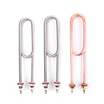

AC380V M18 Double U-shaped Head Sauna Heating Pipe Liquid Heating Controller/Rice Steaming Machine Water Tank Heating Rods