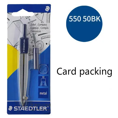 STAEDTLER Набор для рисования портативный Школьный набор для математики и геометрии транспортир, компас, линейка, карандаш, необходимый набор инструментов для обучения математике - Цвет: A