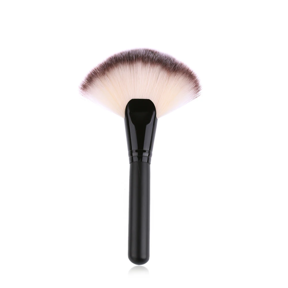 

1PC Pro Large Fan Goat Hair Blush Face Powder Foundation Blending Cosmetic Makeup Brushes Tools