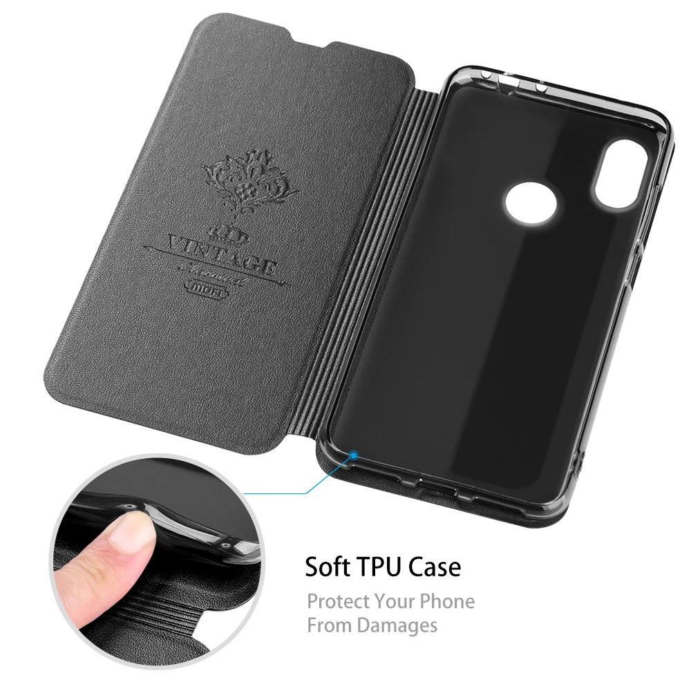 MOFi Case for Oneplus 7 7 Pro Cover for Oneplus7 Flip Housing Oneplus7pro Coque TPU PU Leather Book