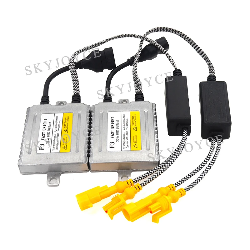 SKYJOYCE 12 V 35 W HeartRay DLT F3 HID комплект быстрой зарядки Satrt DLT F3B xenon HID балласт H1 H7 H11 D2H 4500 K 5500 K HeartRay HID лампы