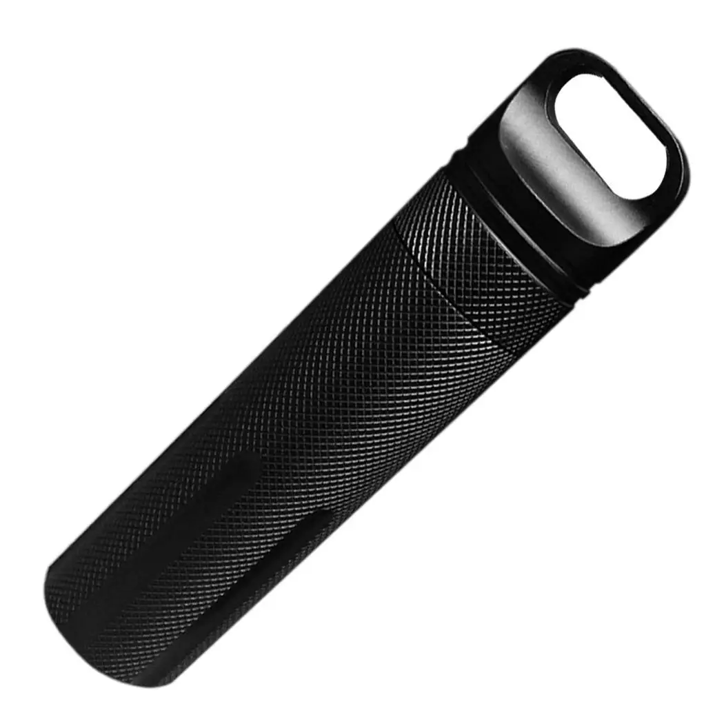

Tank Box for Cigarettes Matches Outdoor Super Strong CNC Outdoor Waterproof Emergency First Aid Survival Pill Bottle Camping