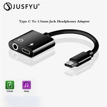 Кабель для наушников типа C и 3,5 с разъемом USB C до 3,5 мм, адаптер для наушников AUX для huawei mate 20 P20 pro Xiaomi Mi 6 8 SE, аудиокабель