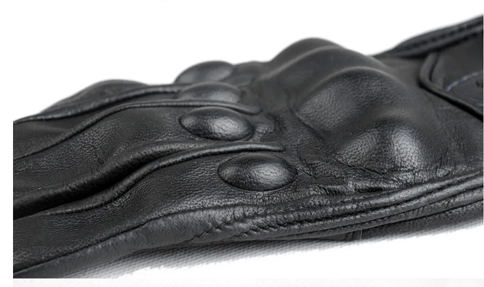 Motorcycle Gloves 2025 Goatskin Leather Touch Screen Men Women