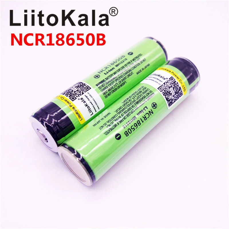 

LiitoKala Rechargebale battery 18650 3400mAh real capacity battery 3.7V Li-ion PCB Protected For NCR18650B 18650 3400mah