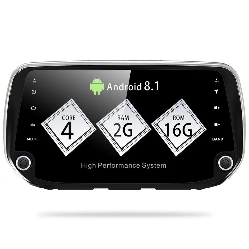 OZGQ Android 9 0 система ''IPS экран автомобильный монитор видео Радио для Hyundai santafe 2018 с