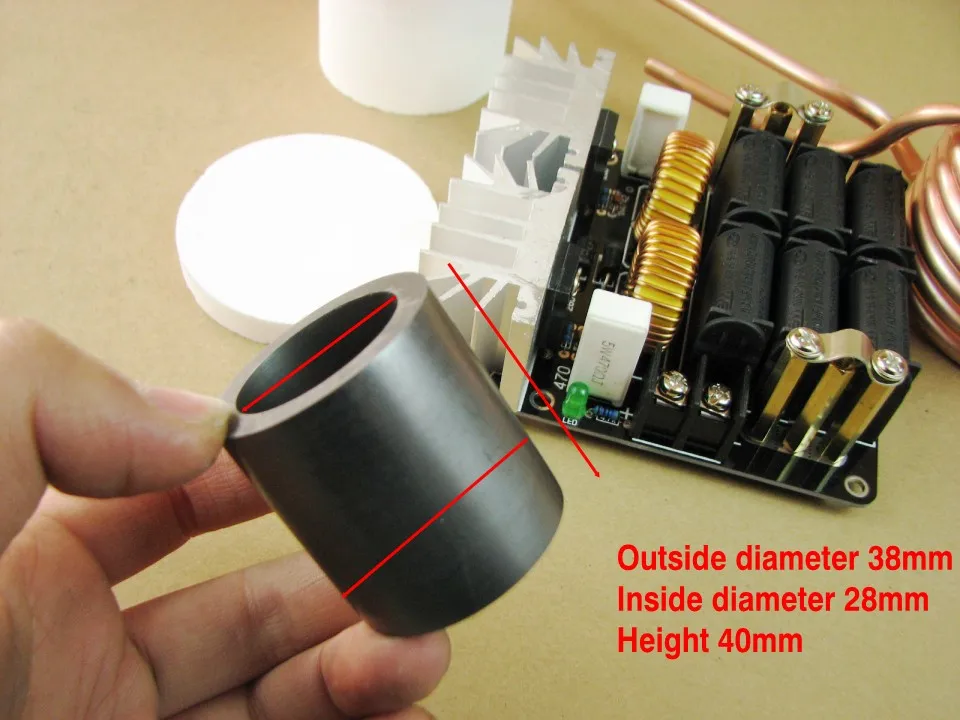 Плавленый Металл ZVS индукционный нагреватель высокочастотная нагревательная машина должна приносить свою собственную мощность DIY игрушка для Тренировки Мозга