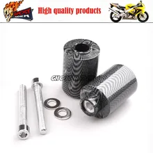 Motorcycle Racing No Cut Crash Pads Fairing Frame Protectors Slider Carbon Fiber Fit For 2000 2003