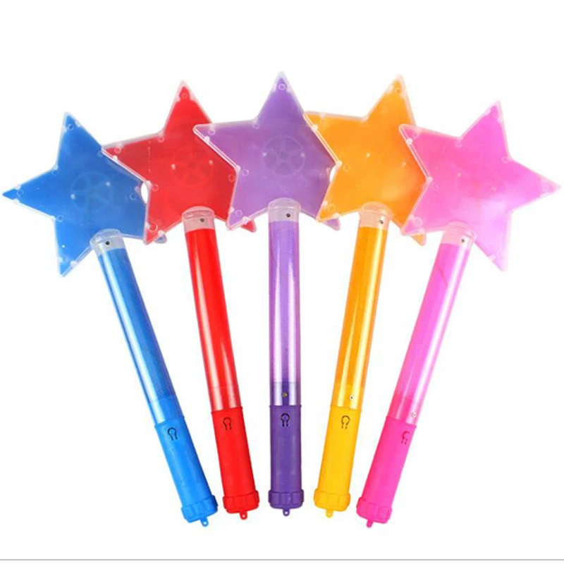Светящийся светильник для вечеринки, многоцветная светодиодный палочка со звездочкой, палочки ралли, Рейв, эхолоты, вечерние Мерцающая палочка, световые палочки