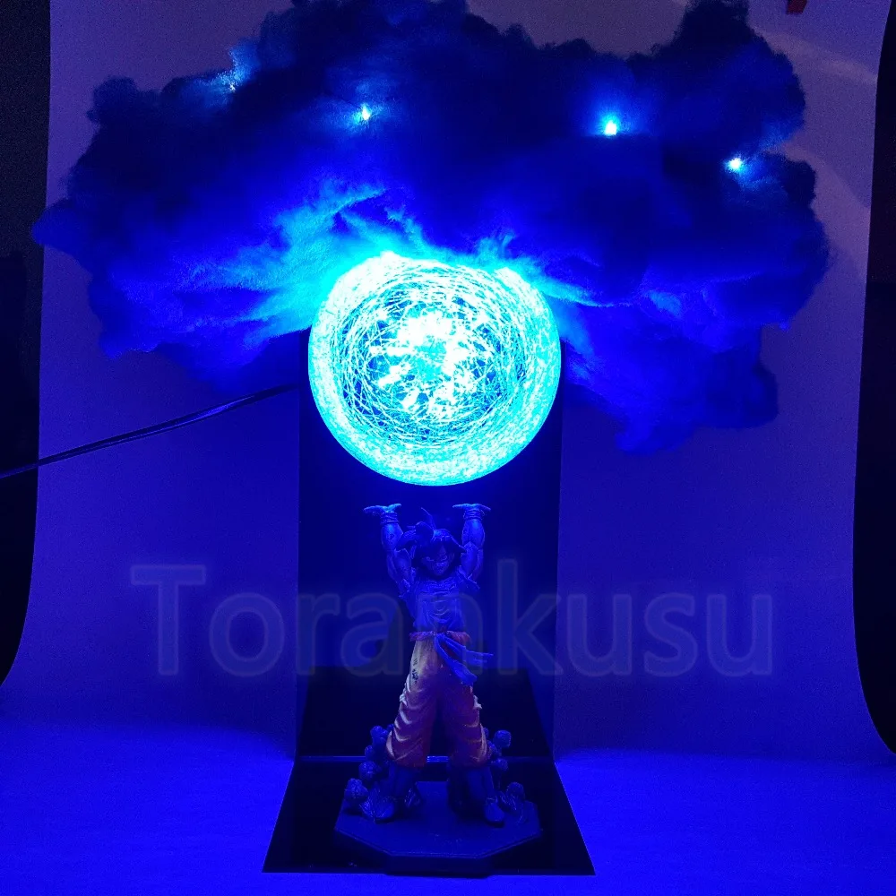 Dragon Ball Z фигурка Сон Гоку Genki damaSpirit Bomb Cloud DIY светодиодный светильник набор Dragon Ball и super Goku ПВХ фигурка модель игрушки DIY193
