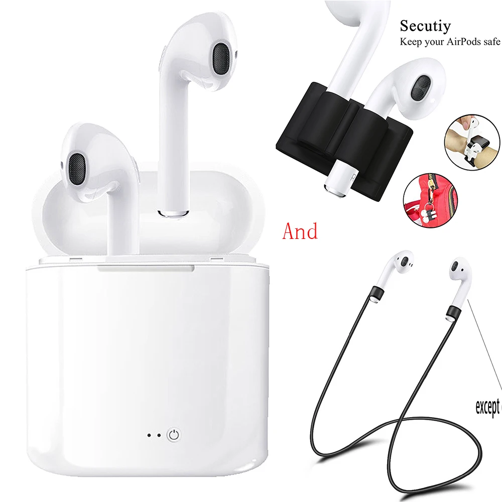 

i7 xiomi i7s TWS Mini Wireless Bluetooth Earphone Earbuds Stereo Music Headsets hbq For Ear podess Apple iPhone Andriod phone