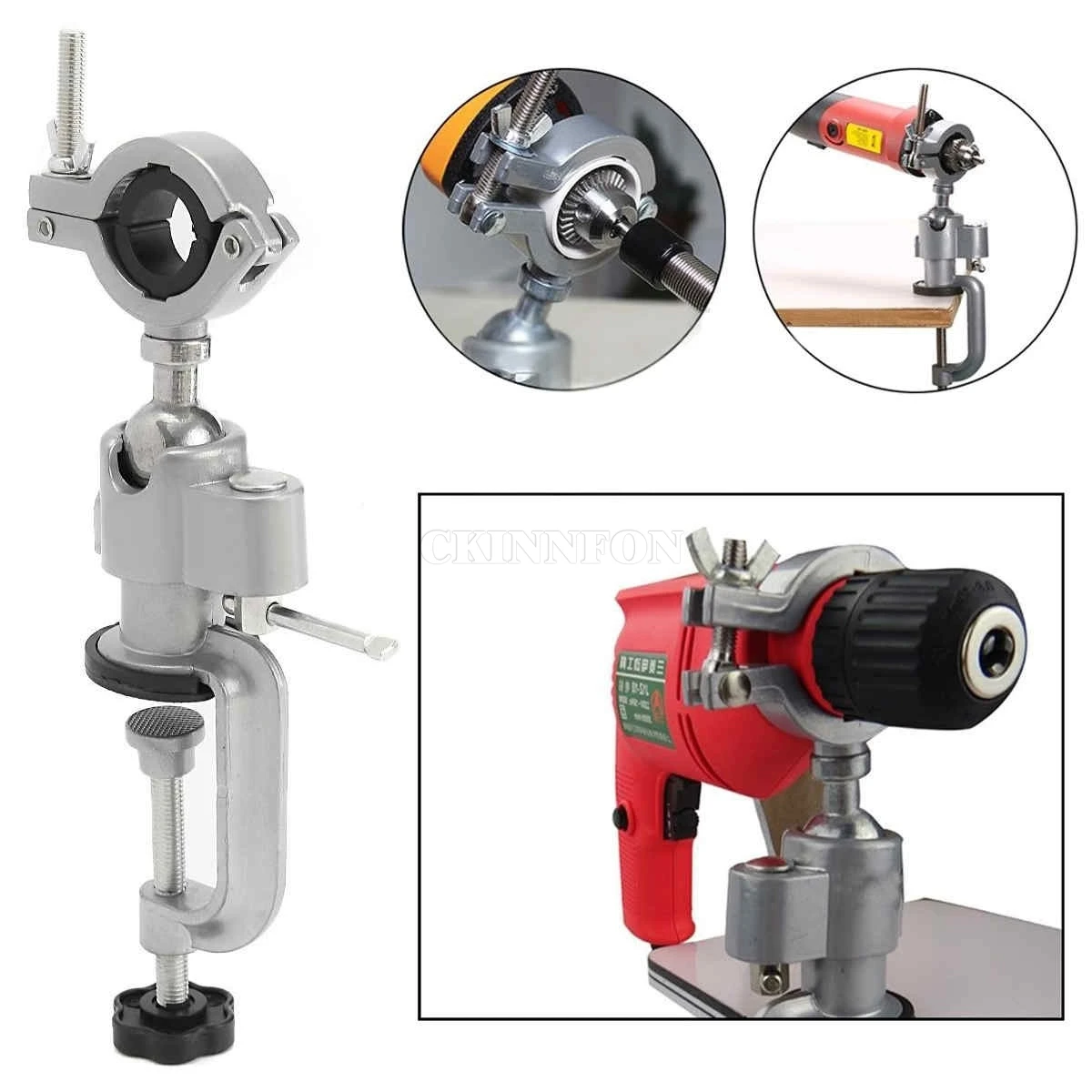 DHL 100PCS Universal Clamp on Grinder Bench Vise Vice Electric Drill