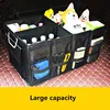 Universal Car Boot Organizer Oxford SUV Folding Trunk Organiser Tool Food Bag Auto Collapsible Storage Box Cover Accessories ► Photo 3/4